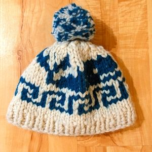 Handmade Cowichan Whale Toque